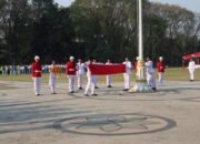 Upacara Penurunan Bendera HUT Ke-79 RI di Bojonegoro Berlangsung Khidmat