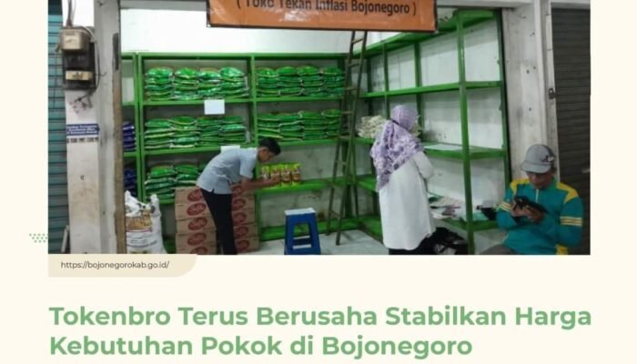 Tokenbro Terus Berusaha Stabilkan Harga Kebutuhan Pokok di Bojonegoro