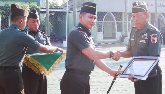Dandim 0813 Bojonegoro Pimpin Upacara Purna Tugas Anggota