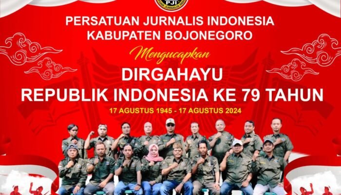 PJI Bojonegoro Mengucapkan HUT RI ke 79