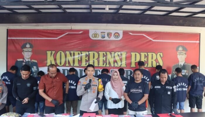 12 Pelaku Pemerasan Pengusaha Tambang Diringkus Satreskrim Polres Tuban