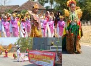 Walau Terik Matahari Menyengat, Peserta Karnaval SD MI di Wilayah Kecamatan Kedungadem Tetap Semangat