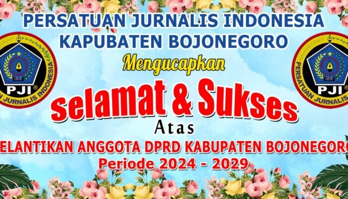 PJI Bojonegoro Mengucapkan Selamat Atas Dilantiknya Anggota DPRD Kabupaten Bojonegoro Periode 2024-2029