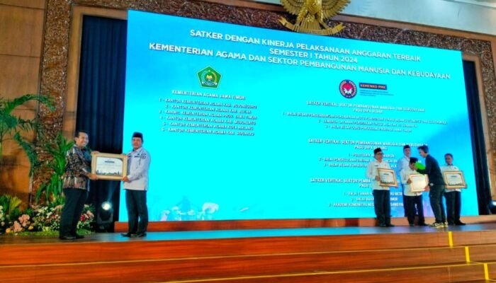 Kankemenag Bojonegoro Raih Peringkat Pertama Satuan Kerja Dengan Kinerja Pelaksanaan Anggaran Terbaik Tahun 2024