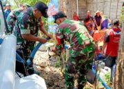 Kodim 0813 Bojonegoro Droping Air Bersih ke Warga Desa Sendangharjo Ngasem