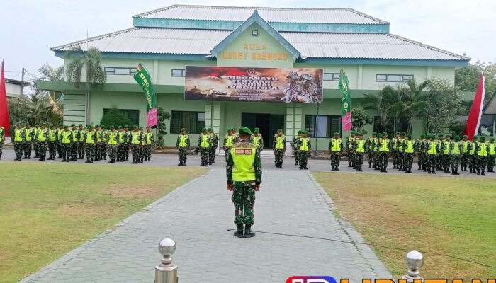 Jelang Pelantikan Presiden RI, Kodim 0812 Lamongan Laksanakan Apel Siaga