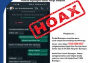 Beredar Akun WhatsApp Palsu Mengatasnamakan Kadin PU SDA, Pemkab Bojonegoro Imbau Warga Waspada