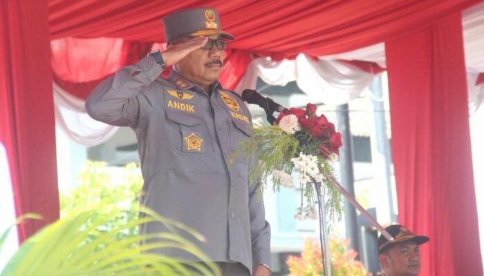 Satlinmas se-Jatim Ikuti Apel Siaga di Alun-alun Bojonegoro