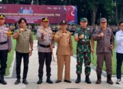 Pj Sekda Bojonegoro,  Forkopimda Ikuti Apel Pergeseran Pasukan Pengamanan TPS