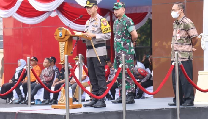 Kapolres Bojonegoro Pimpin Apel Gelar Pasukan Operasi Terpusat Lilin Semeru 2024