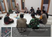 Kapolsek Ngraho Ngopi bareng bersama BKP Kecamatan Ngraho.