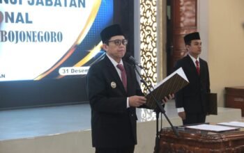 Dorong Profesionalitas di Berbagai Bidang, Pj Bupati Bojonegoro Lantik 152 Pejabat
