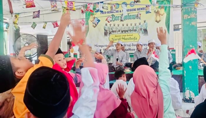Paud dan SD Negeri Sembung Peringatan Isra Mi’raj 1446 Hijriyah Berlangsung Meriah