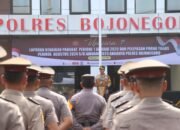 Kapolres Bojonegoro pimpin Upacara Kenaikan Pangkat Anggota
