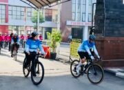 Gowes Bareng Kapolres: Membangun Kekompakan dan Kesehatan Bersama Bhayangkari