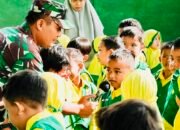 Kunjungi Markas Kodim Bojonegoro, Ratusan Anak PAUD ABA Percontohan dikenalkan Kehidupan TNI