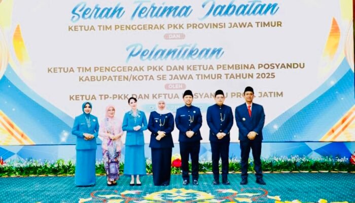 Cantika Wahono Resmi Dilantik sebagai Ketua TP PKK Bojonegoro Periode 2025-2030