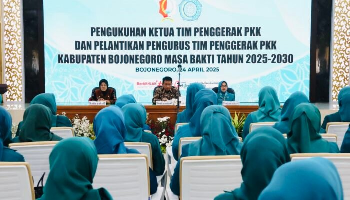 Bupati Setyo Wahono Kukuhkan Pengurus TP PKK Bojonegoro 2025-2030