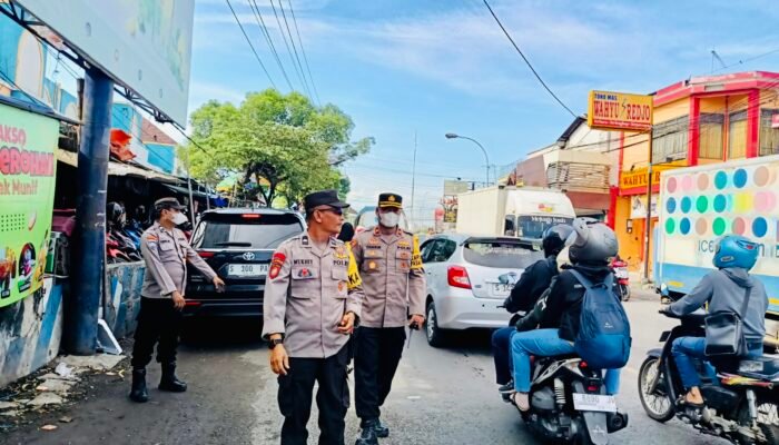 Patroli Gabungan Pos Pam Babat untuk Operasi Ketupat 2025