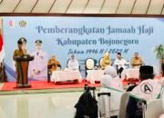 Keberangkatan Jamaah Haji Kloter 63 Bojonegoro Ke Tanah Suci
