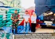 Babinsa Balen Kawal Distribusi 20 Ton Gabah ke Gudang Bulog
