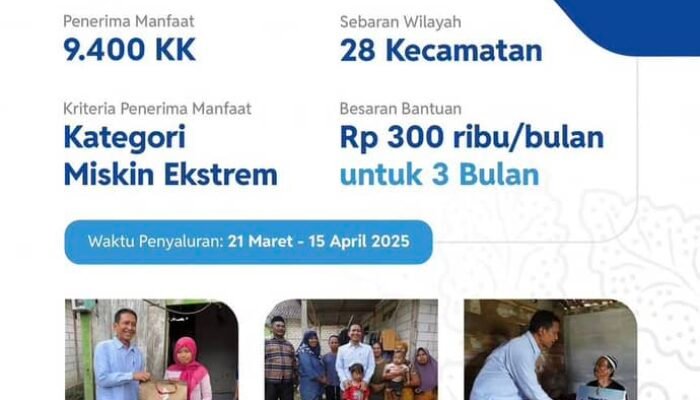 Bupati Wahono Salurkan Bantuan Sosial untuk 9.400 Keluarga Prasejahtera di Bojonegoro