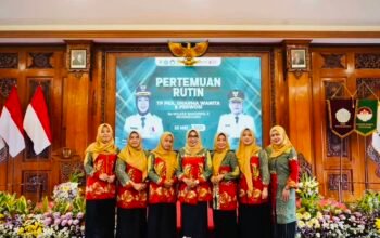 Ibu Cantika Wahono Hadiri Pertemuan Rutin di Kota Mojokerto