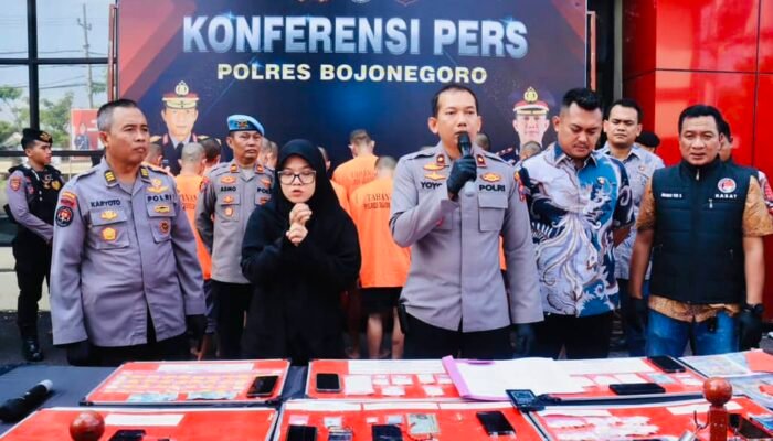 Polres Bojonegoro Ungkap 17 Kasus Narkotika dan Okerbaya