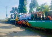 Pemdes Tumbrasanom dan Dayukidul Bersama Koramil Kedungadem Sukseskan BBGRM 2025