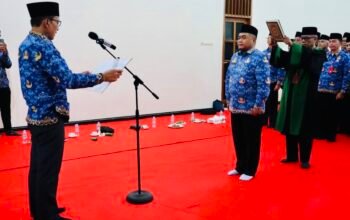 Pelantikan Andik Sudjarwo sebagai PJ Sekda Bojonegoro