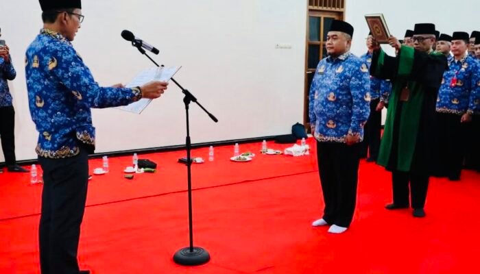 Pelantikan Andik Sudjarwo sebagai PJ Sekda Bojonegoro