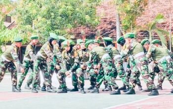 TNI Cilik Binaan Kodim Bojonegoro Raih Juara Harapan 1 LKBB Se-Jawa Timur