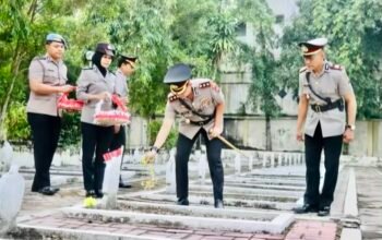 Ziarah Polres Bojonegoro Menyambut Hari Bhayangkara Ke-79