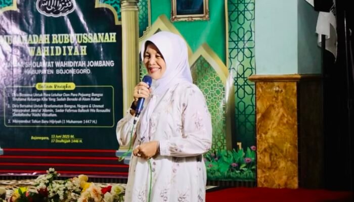 Wabup Bojonegoro  Nurul Azizah Hadiri Mujahadah Wahidiyah