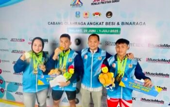 Atlet Angkat Besi Bojonegoro Lampaui Target di Porprov IX Jatim 2025