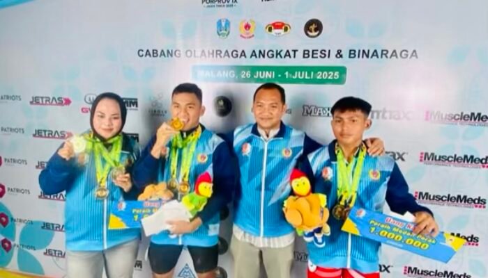 Atlet Angkat Besi Bojonegoro Lampaui Target di Porprov IX Jatim 2025