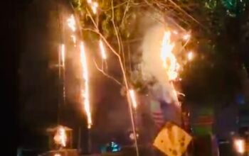 Kebakaran Kabel Telkom di Desa Talun Bojonegoro, Jaringan Telekomunikasi Terganggu