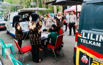 Sambut Hari Bhayangkara ke-79: Polres Bojonegoro Gelar Layanan Publik di CFD
