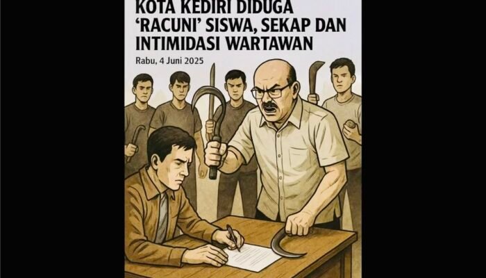 Edy Suroto Kasek SMKN 1 Kota Kediri Diduga “Racuni” Siswa, Sekap dan Intimidasi Wartawan