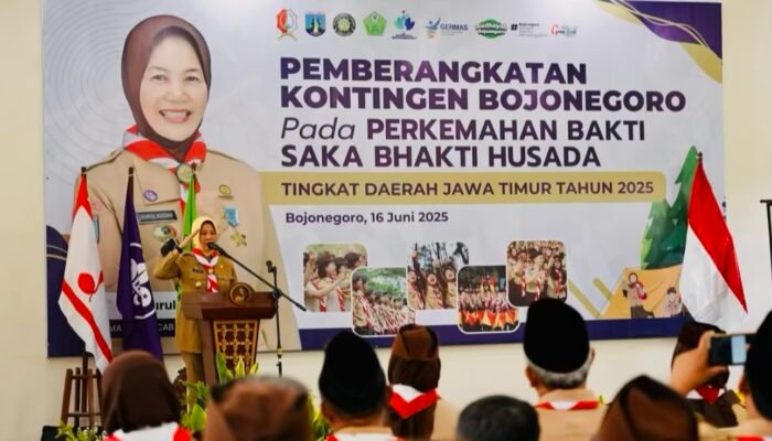 Wabup Nurul Azizah Berangkatan Kontingen Bojonegoro untuk Pertida 2025