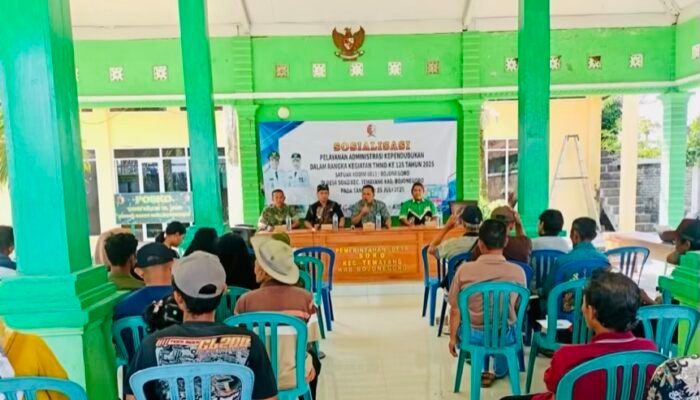 TMMD ke-125 Bojonegoro: Sosialisasikan Adminduk di Desa Soko