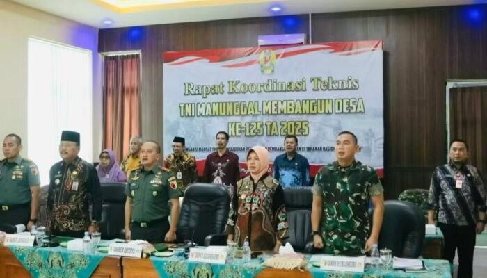 Rakornis TMMD ke-125 Tahun Anggaran 2025 Untuk Membangun Desa