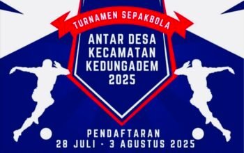 Kecamatan Kedungadem Gelar Turnamen Sepak Bola Antar Desa Sambut HUT RI ke-80!