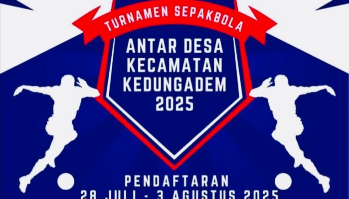 Kecamatan Kedungadem Gelar Turnamen Sepak Bola Antar Desa Sambut HUT RI ke-80!