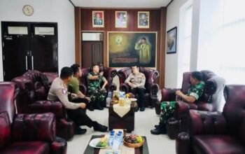 Kapolres Bojonegoro Kunjungi Kodim untuk Perkuat Sinergitas TNI-Polri