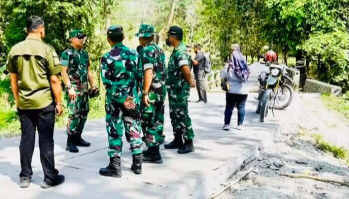 Progres TMMD ke-125 di Bojonegoro, Dandim 0813 Tinjau Langsung Proyek Jalan Cor