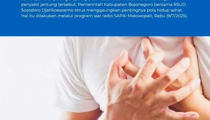 Pemkab Bojonegoro, RSUD Sosodoro Djatikoesoemo  menggaungkan Pola Hidup Sehat