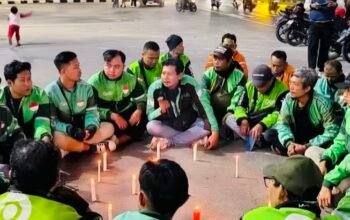 Solidaritas Komunitas Ojol Bojonegoro: Aksi Damai dan Doa Bersama