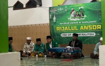 GP Ansor Kalitidu Gelar Majelis Dzikir dan Sholawat, Perkuat Kaderisasi Pemuda NU