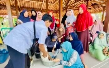 Pelatihan Pembuatan Jamur dari Bonggol Jagung di Desa Panjang